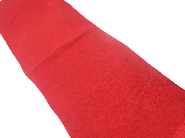 未使用品　正絹　縮緬地　帯揚げ